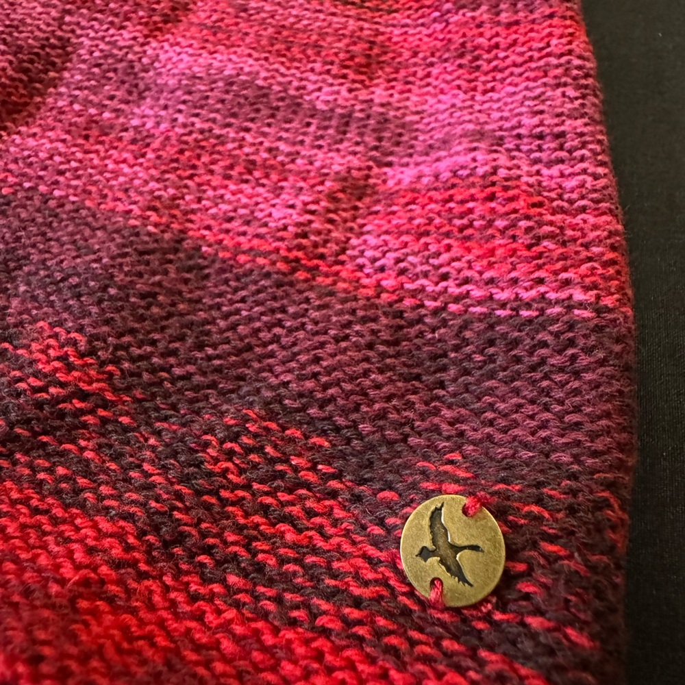 Eddie Bauer Burgundy Cotton Knit Sweater - Picture 3 of 5